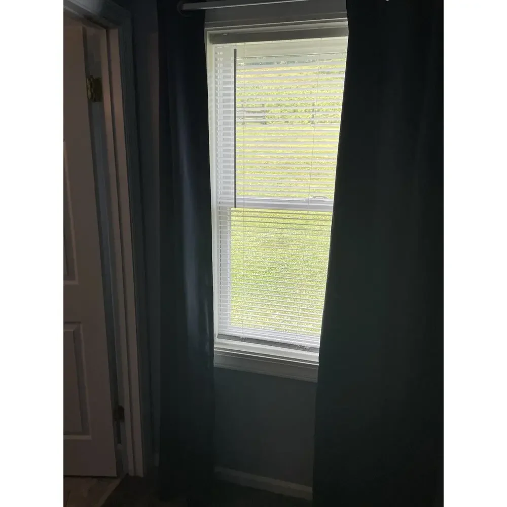JC Penny 50x84 Kathryn Lined Blackout Grommet Curtain Panels Navy Kathryn Pair